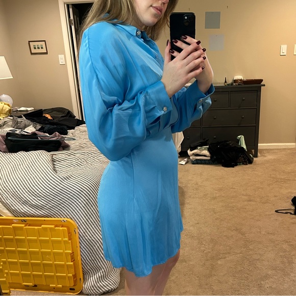 Zara Satin Dress - Picture 4 of 5